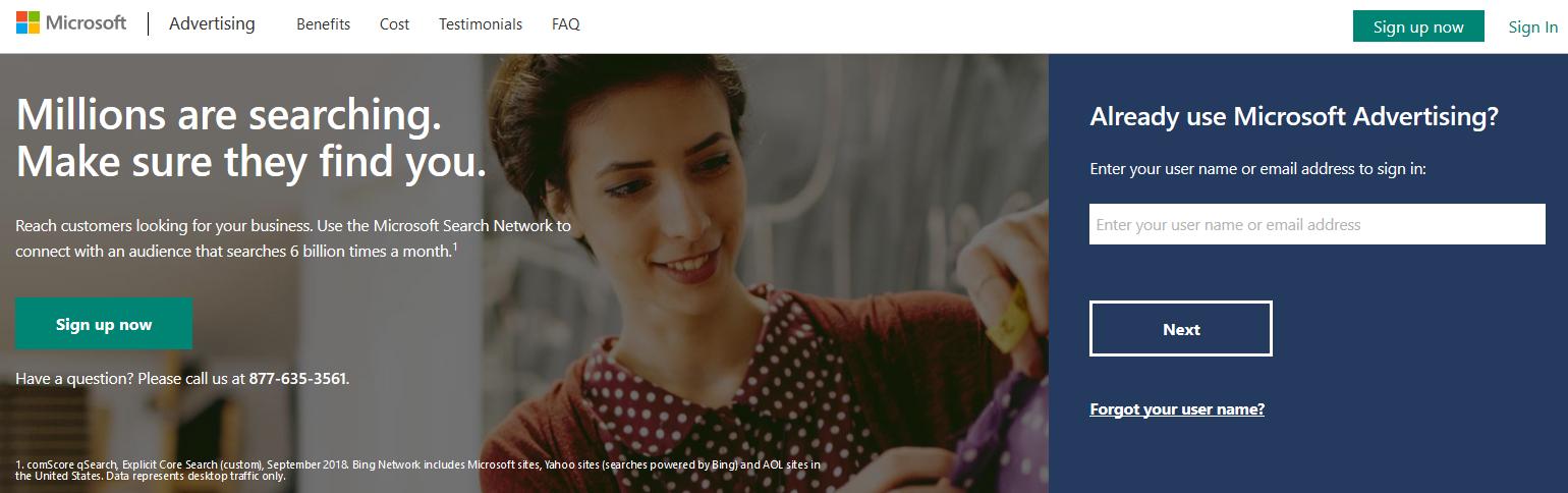 Bing Ads Login